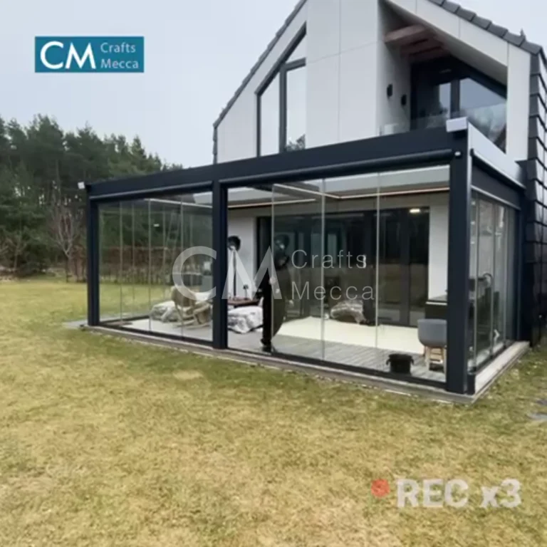 Pisipilt Bioklimaatiline pergola koos liuglehtedega