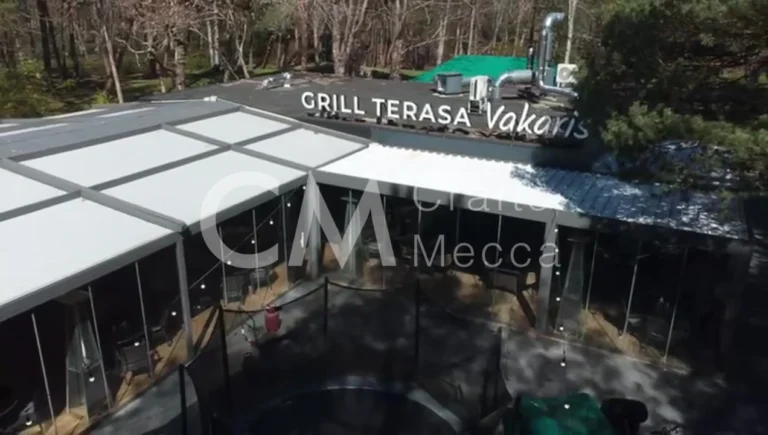 Tentinė pergola bare Vakaris – Crafts Mecca