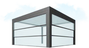 W500 Guillotine glazing
