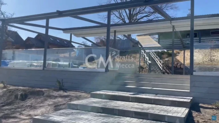 стеклянная ограда craftsmecca стеклянные конструкции