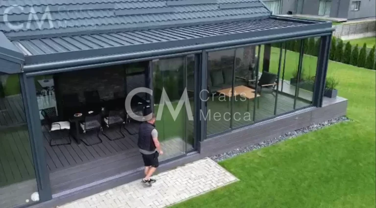 bioklimatine pergola ir s500 stumdomas istiklinimas 2025