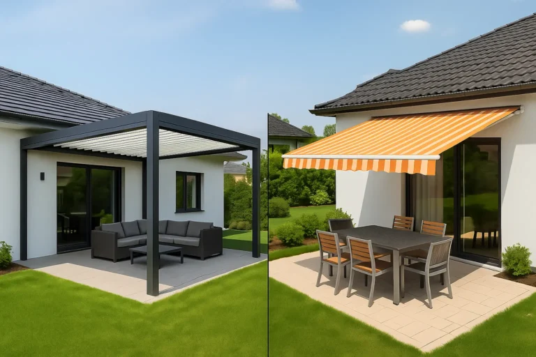 Pergola vai nojume, kurš risinājums ir vispiemērotākais jūsu āra telpai