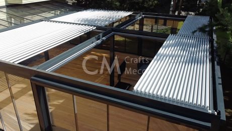 tentine-pergola-stiklinimas